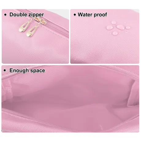 Unique Bargains- Makeup Cosmetic Travel Bag Waterproof PU Leather Case Large