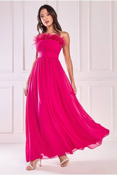 Goddiva - Bridesmaids Chiffon Maxi Dress