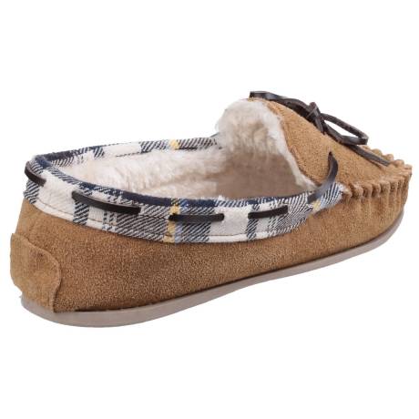 Cotswold - Womens/Ladies Kilkenny Classic Fur Lined Moccasin Slippers