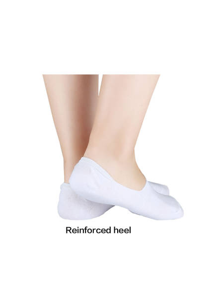 Allegra K- 6 Pairs No Show Socks Cotton