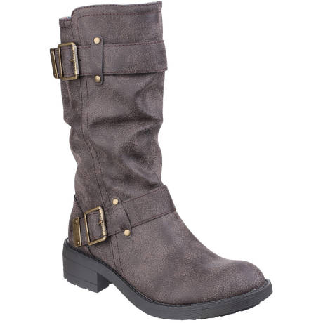 Rocket Dog - Womens/Ladies Trumble Faux Leather Biker Boots