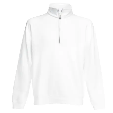 Fruit of the Loom - Mens Zip Neck Sweatshirt