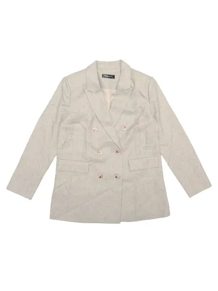 Allegra K- Button Lapel Long Sleeve Blazer Jacket