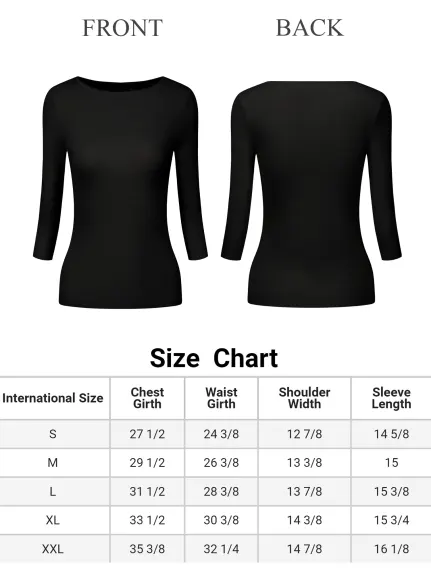 Hobemty- Boat Neck Slim Fit Ribbed Knit Top