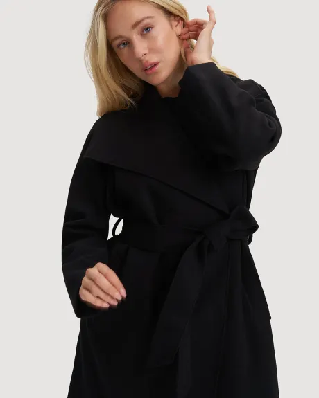 Noize - Manteau long en laine végane Lena