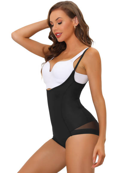 Allegra K - Open Bust Leotard Bodysuit Pack