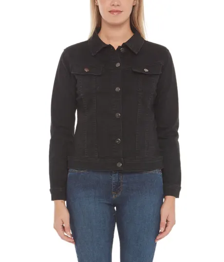 Lola Jeans Gabriella-BLK Veste en jean classique