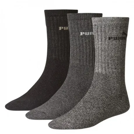 Puma - Unisex Adults Crew Socks (Pack Of 3)