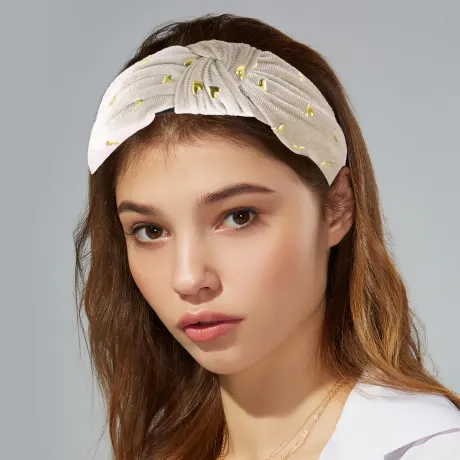 Unique Bargains - Heart Print Knotted Headband