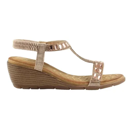 Lunar - Womens/Ladies Macie Wedge Sandals