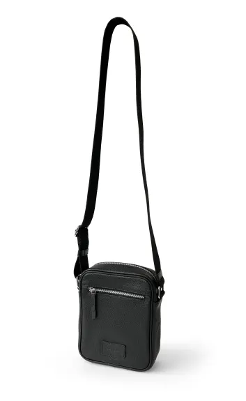 Club Rochelier Unisex Leather Top Zipper Crossbody