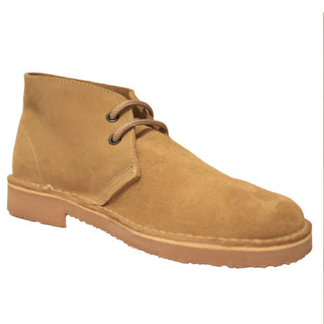 Roamers - Mens Real Suede Unlined Desert Boots