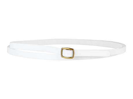 Allegra K- Adjustable Skinny Faux Leather Belt