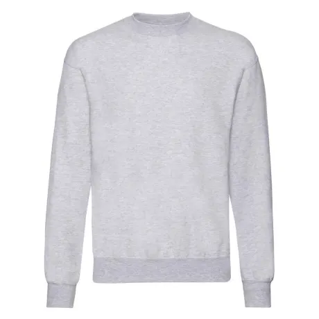 Fruit of the Loom - Mens Classic Heather Drop Shoulder Sweatshirt