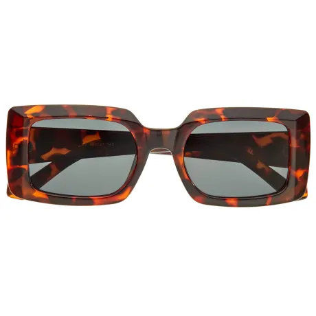 Bertha Miranda Polarized Sunglasses - Tortoise/Black