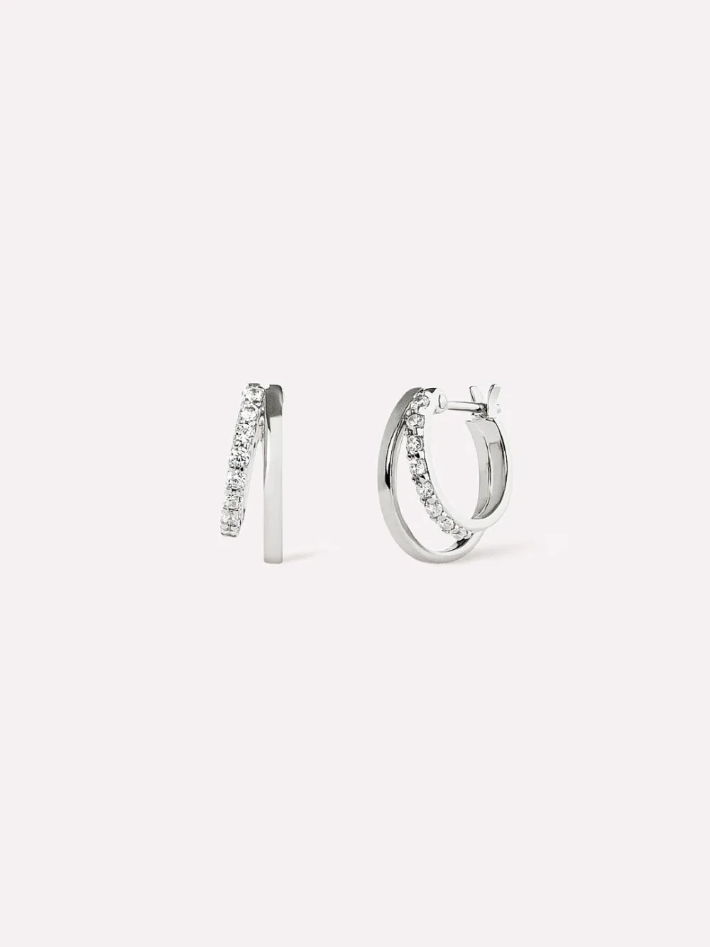 Ana Luisa - Double Hoop Earrings - Toda Silver