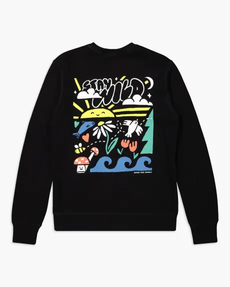 Stay Wild EcoFleece Crewneck