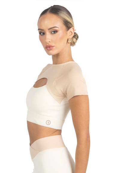 Akalia Sienna Color Block Activewear Top