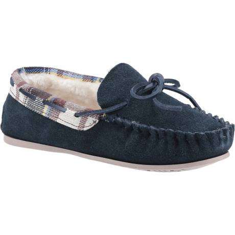 Cotswold - Womens/Ladies Kilkenny Classic Fur Lined Moccasin Slippers