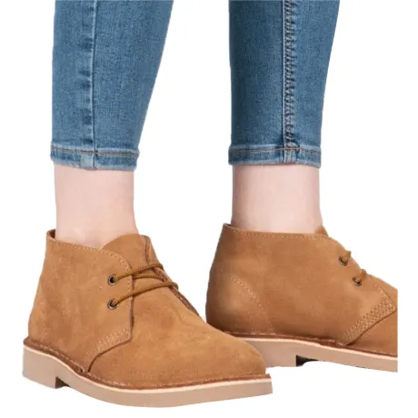 Roamers - Adults Unisex Real Suede Unlined Desert Boots