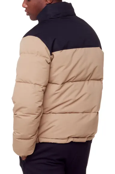 Alpine North - TUKTUT | Veste rétro isolante homme duvet végan (manteau d’hiver chaud résistant à l’eau, coupe-vent avec capuche rétractable)