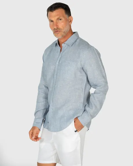 Coast Clothing Co. - Long Sleeve Linen Shirt