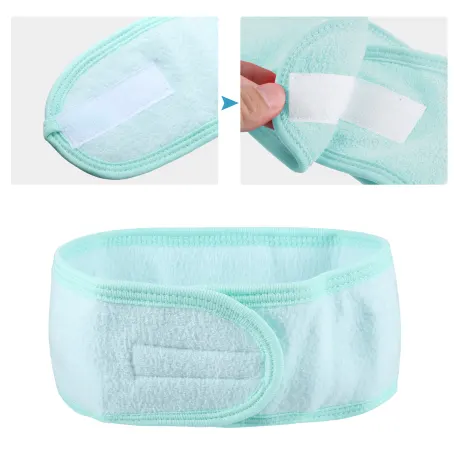 Unique Bargains- 4 Pcs Soft Spa Headband Hair Bands