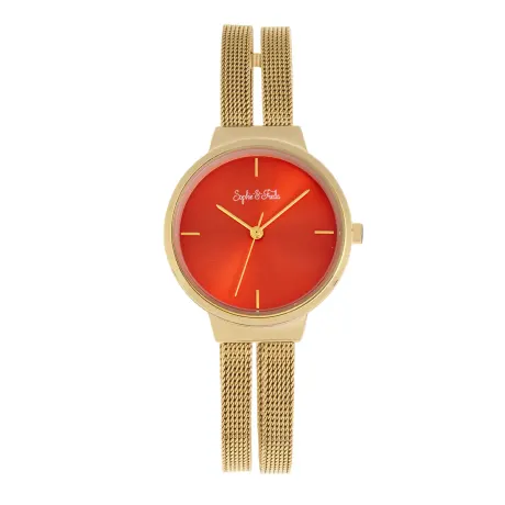 Sophie and Freda - Montre bracelet Sedona - Or/Orange