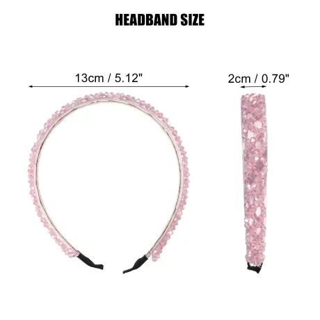 Unique Bargains - Rhinestone Embellished Headband