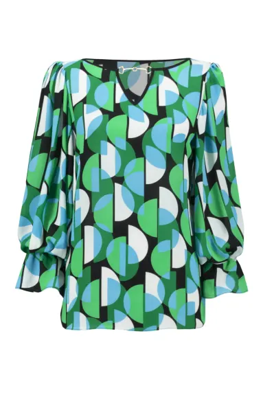 Joseph Ribkoff TOP GEO PRINT