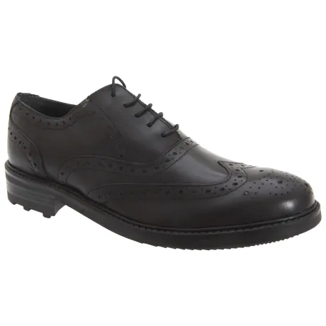 Roamers - Mens 5 Eyelet Brogue Oxford Leather Shoes