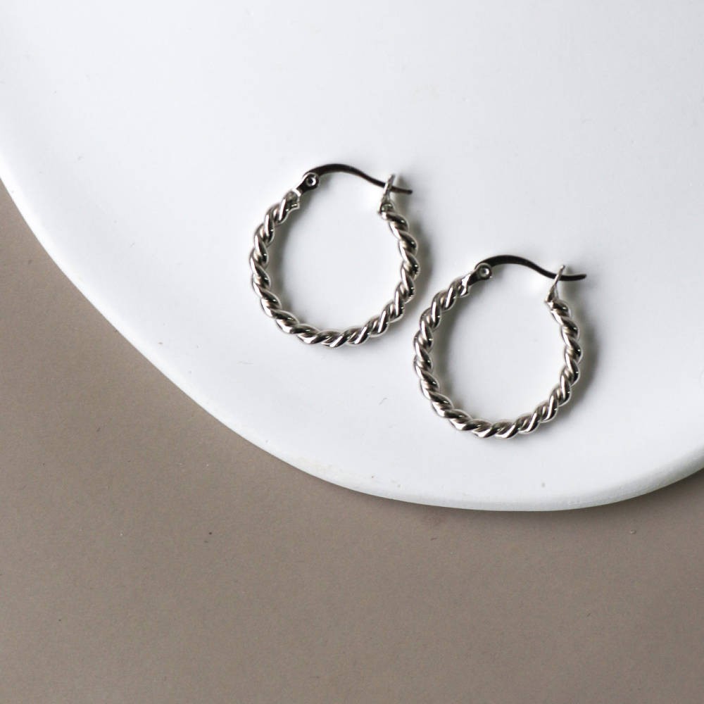 Horace Jewelry - Twisted hoop earrings Torsada