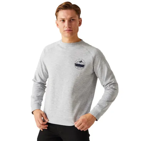 Regatta - Mens Nithsdale Mountain Crew Neck Crop Sweatshirt