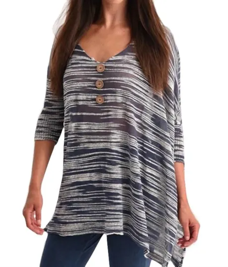 ANGEL - 3/4 Sleeve V-Neck Tunic