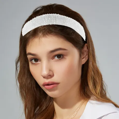 Unique Bargains- Rhinestone Bling Padded Headband Hairband