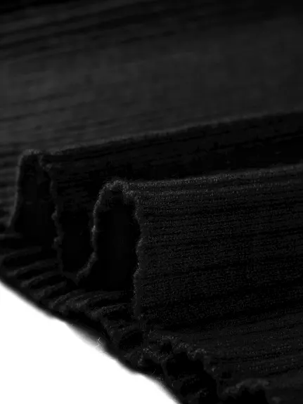 Seta T - Robe pull mi-longue torsadée sur le devant, coupe ajustée, fente latérale en tricot