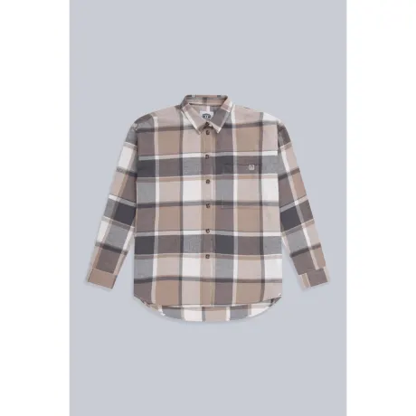 Animal - Womens/Ladies Lyanna Plaid Natural Overshirt