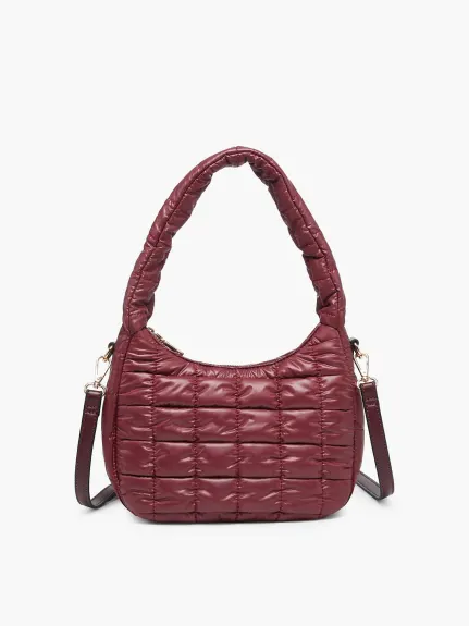 Jen & Co. - Arden Nylon Puffer Purse Shoulder Bag