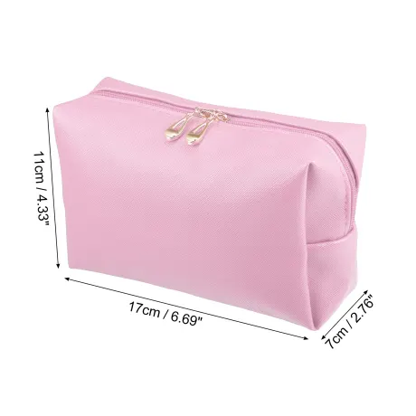 Unique Bargains- Makeup Cosmetic Travel Bag Waterproof PU Leather Case Small