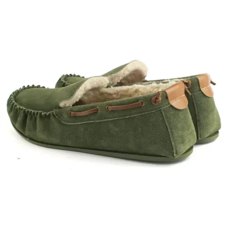 Eastern Counties Leather - Mens Owen Berber Suede Moccasins