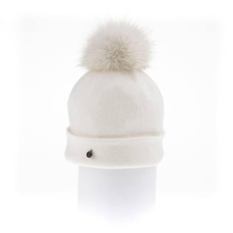 Harricana -  Odetta - Ormos Beanie W Upcycled Fur Pom