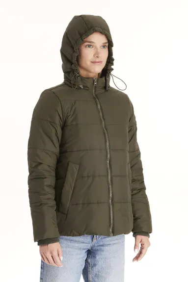 Leia - 3in1 Bomber Maternity Puffer Jacket Quilted Hybrid - Modern Eternity Maternity