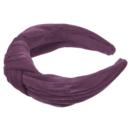 Unique Bargains - Velvet Wide Knotted Headband