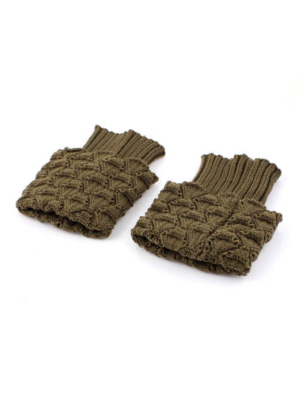 Allegra K- Women's Knitted Leg Warmers Socks