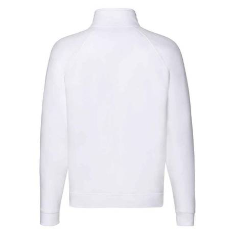 Fruit of the Loom - Mens Premium Zip Neck Heather Sweatshirt