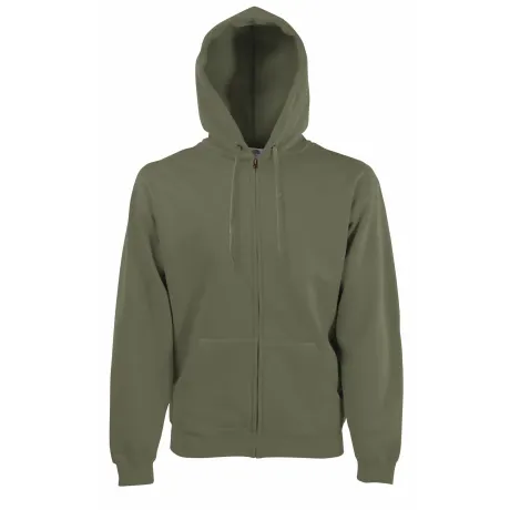 Fruit of the Loom - Mens Premium 70/30 Hooded Zip-Up Sweatshirt / Hoodie