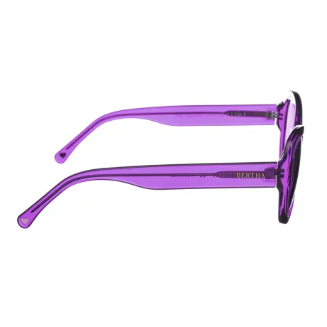 Bertha - Lunettes de soleil Margot faites à la main en Italie - Violet