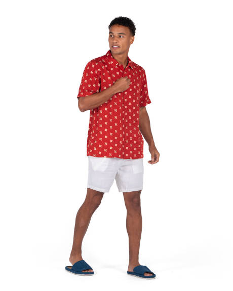 Coast Clothing Co. - Chemise en bambou à manches courtes Noosa Camper