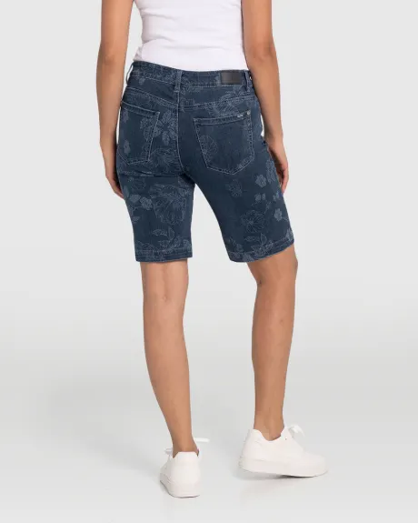 LOIS -Bermuda Denim Floral Erika