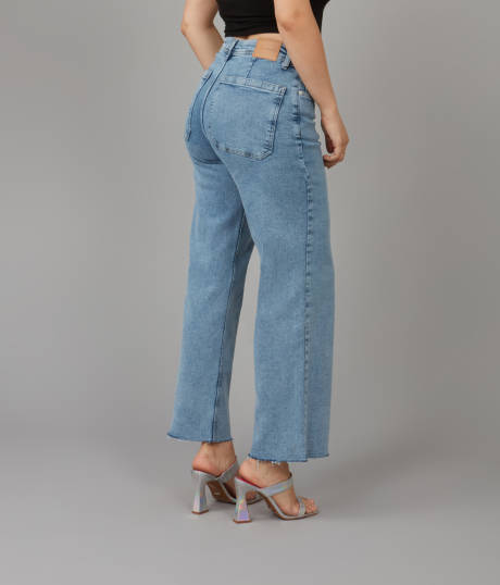 Lola Jeans COLETTE-VIB Grande hauteur Jean à jambe large